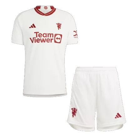 Men's Manchester United Third Away Soccer Jersey Kit (Jersey+Shorts) 2023/24 - Pro Jersey Shop