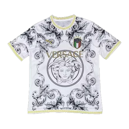Men's Italy x Versace Special Soccer Jersey Shirt 2023 White - Fan Version - Pro Jersey Shop