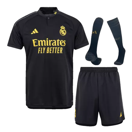Men's Real Madrid Third Away Soccer Jersey Whole Kit (Jersey+Shorts+Socks) 2023/24 - Fan Version - Pro Jersey Shop