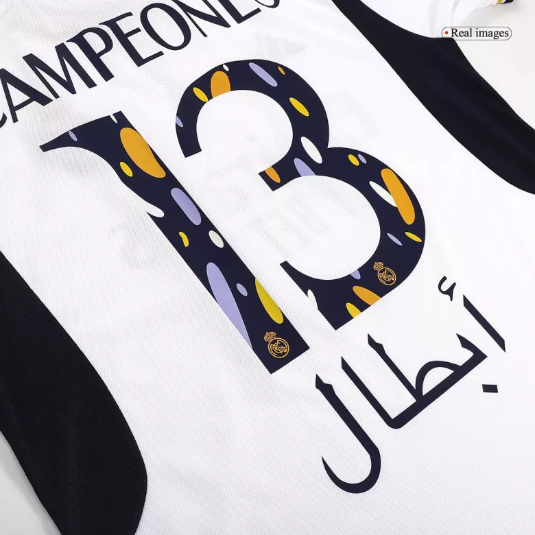 CAMPEONES #13 Real Madrid Home Soccer Jersey 2023/24 - Campeones Supercopa - Pro Jersey Shop