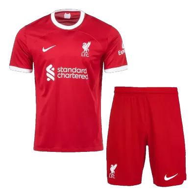 Men's Liverpool Home Soccer Jersey Kit (Jersey+Shorts) 2023/24 - Fan Version - Pro Jersey Shop