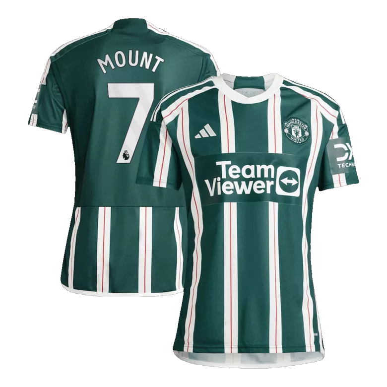 Men's MOUNT #7 Manchester United Away Soccer Jersey Shirt 2023/24 - Fan Version - Pro Jersey Shop