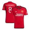 UCL Men's B.FERNANDES #8 Manchester United Home Soccer Jersey Shirt 2023/24 - Fan Version - Pro Jersey Shop