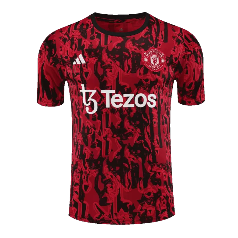 Men's Manchester United Pre-Match Soccer Jersey Shirt 2023/24 - Fan Version - Pro Jersey Shop
