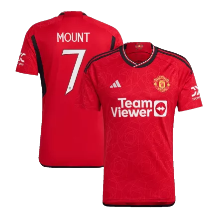 UCL Men's MOUNT #7 Manchester United Home Soccer Jersey Shirt 2023/24 - Fan Version - Pro Jersey Shop