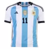 Men's DI MARIA #11 Argentina 3 Stars Home Soccer Jersey Shirt 2022 - Fan Version - Pro Jersey Shop