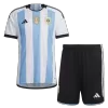 Men's Argentina Three Stars Edition Home Soccer Jersey Kit (Jersey+Shorts) 2022 - Fan Version - Pro Jersey Shop