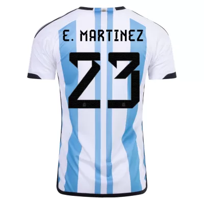 Men's E. MARTINEZ #23 Argentina Home Soccer Jersey Shirt 2022 - Fan Version - Pro Jersey Shop