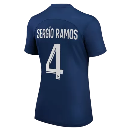 Women's SERGIO RAMOS #4 PSG Home Soccer Jersey Shirt 2022/23 - Fan Version - Pro Jersey Shop