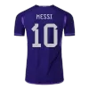 Men's Authentic Messi #10 Argentina Three Stars Edition Away Soccer Jersey Shirt 2022 World Cup 2022 - Pro Jersey Shop