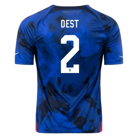 Men's DEST #2 USA Away Soccer Jersey Shirt 2022 - World Cup 2022 - Fan Version - Pro Jersey Shop