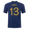 Men's Authentic KANTE #13 France Home Soccer Jersey Shirt 2022 World Cup 2022 - Pro Jersey Shop