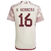 Men's H.HERRERA #16 Mexico Away Soccer Jersey Shirt 2022 - World Cup 2022 - Fan Version - Pro Jersey Shop