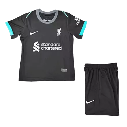 Kids Liverpool Away Soccer Jersey Kit (Jersey+Shorts) 2024/25 - Pro Jersey Shop