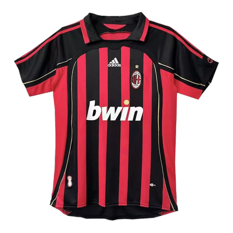 Men's Retro 2006/07 MALDINI #3 AC Milan Home Soccer Jersey Shirt - Pro Jersey Shop
