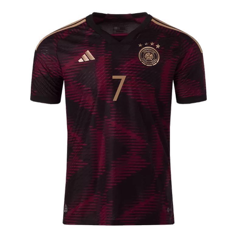 Men's Authentic HAVERTZ #7 Germany Away Soccer Jersey Shirt 2022 World Cup 2022 - Pro Jersey Shop