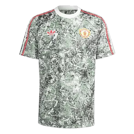 Men's Manchester United X Stone Roses Pre-Match Soccer Jersey Shirt 2023/24 - Fan Version - Pro Jersey Shop