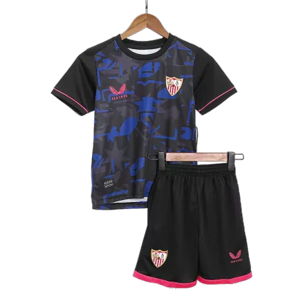 Kids Sevilla Third Away Soccer Jersey Kit (Jersey+Shorts) 2023/24 - Pro Jersey Shop