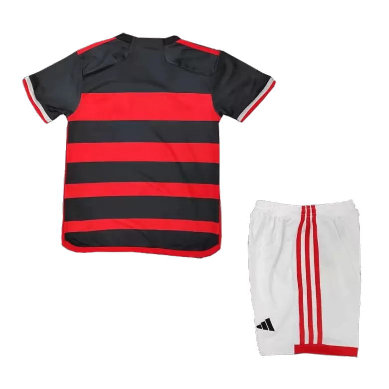 Kids CR Flamengo Home Soccer Jersey Kit (Jersey+Shorts) 2024/25 - Pro Jersey Shop