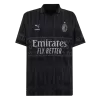 Men's Black Authentic AC Milan X Pleasures Fourth Away Soccer Jersey Shirt 2023/24 - Pro Jersey Shop