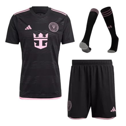 Men's Inter Miami CF Away Soccer Jersey Whole Kit (Jersey+Shorts+Socks) 2024 - Pro Jersey Shop