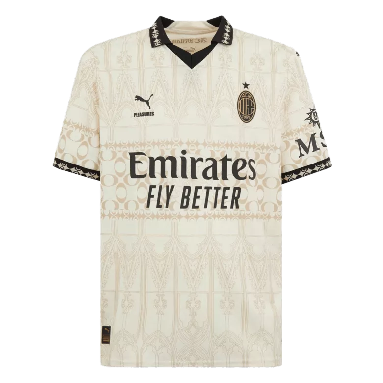 Men's GIROUD #9 AC Milan X Pleasures Fourth Away Soccer Jersey Shirt 2023/24 - Fan Version - Pro Jersey Shop