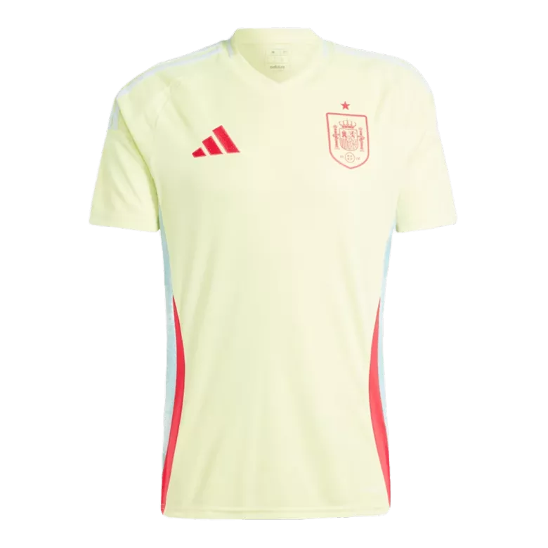 Men's Spain Away Soccer Jersey Shirt EURO 2024 - Fan Version - Pro Jersey Shop