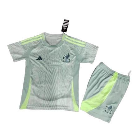 Kids Mexico Away Soccer Jersey Kit (Jersey+Shorts)  COPA AMÉRICA 2024 - Pro Jersey Shop