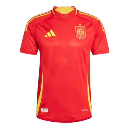 Men's Authentic Spain Home Soccer Jersey Shirt EURO 2024 - Player Version (Pre-sale) - Pro Jersey Shop