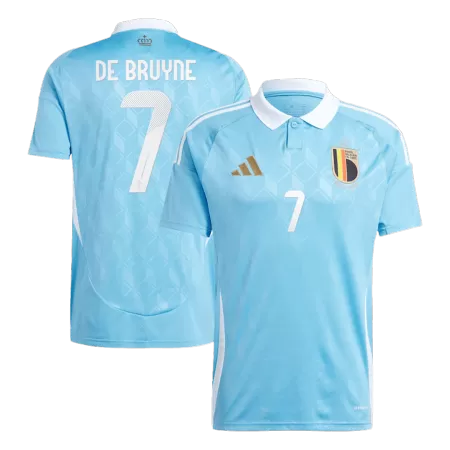 Men's DE BRUYNE #7 Belgium Away Soccer Jersey Shirt EURO 2024 - Fan Version - Pro Jersey Shop