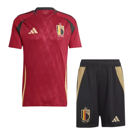 Men's Belgium Home Soccer Jersey Kit (Jersey+Shorts) Euro 2024 - Pro Jersey Shop