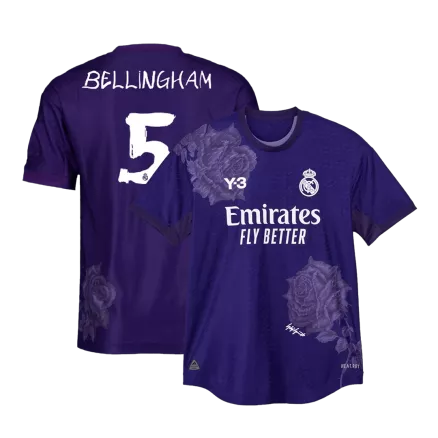 Men's Authentic BELLINGHAM #5 Real Madrid Fourth Away Soccer Jersey Shirt 2023/24 - Player Version - Pro Jersey Shop