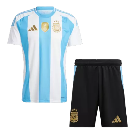 Men's Argentina Home Soccer Jersey Kit (Jersey+Shorts) COPA AMÉRICA 2024 - Pro Jersey Shop