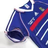 Men's Retro 1998 World Cup ZIDANE #10 France Home Soccer Jersey Shirt - Pro Jersey Shop