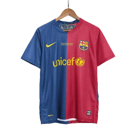 UCL Men's Retro 2008/09 Barcelona Home Soccer Jersey Shirt - Pro Jersey Shop