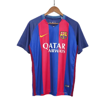 Men's Retro 2016/17 Barcelona Home Soccer Jersey Shirt - Pro Jersey Shop