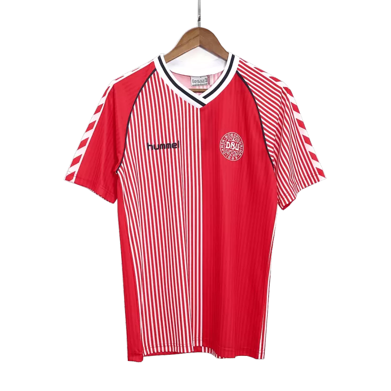 Men's Retro 1986 Denmark Home Soccer Jersey Shirt - Pro Jersey Shop
