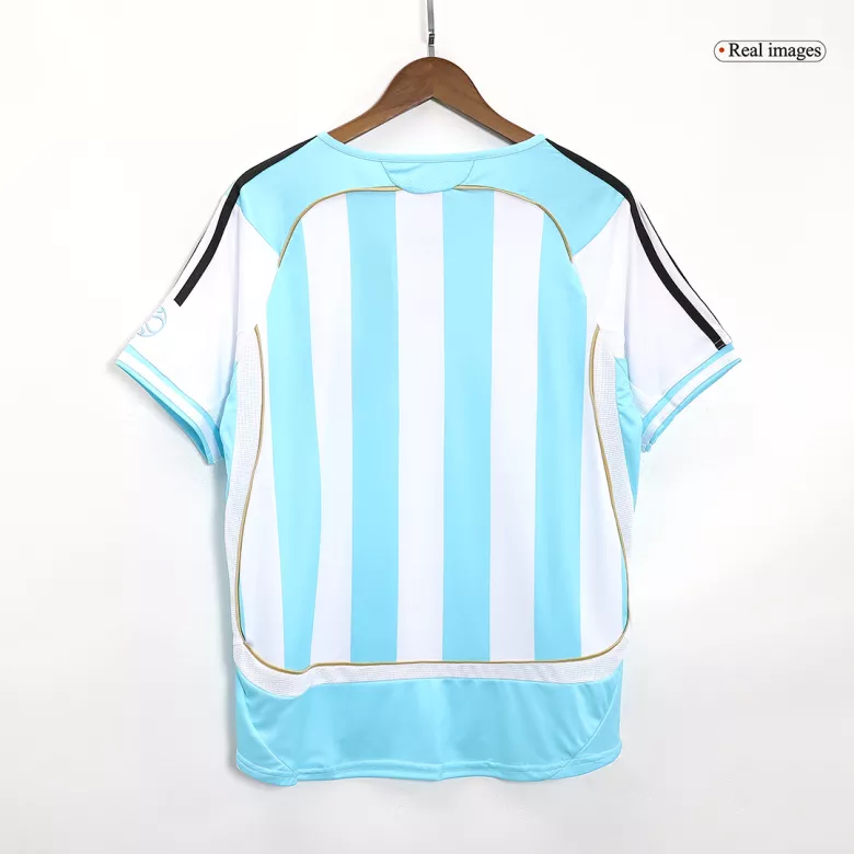 Men's Retro 2006 World Cup Argentina Home Soccer Jersey Shirt - Pro Jersey Shop