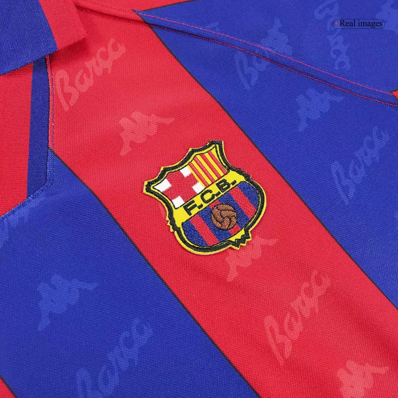 Men's Retro 1996/97 Barcelona Home Soccer Jersey Shirt - Pro Jersey Shop