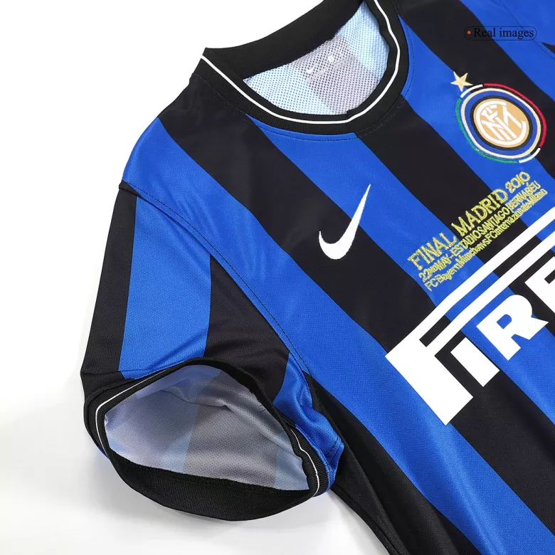 Men's Retro 2009/10 Inter Milan UCL Final Home Soccer Jersey Shirt - Pro Jersey Shop