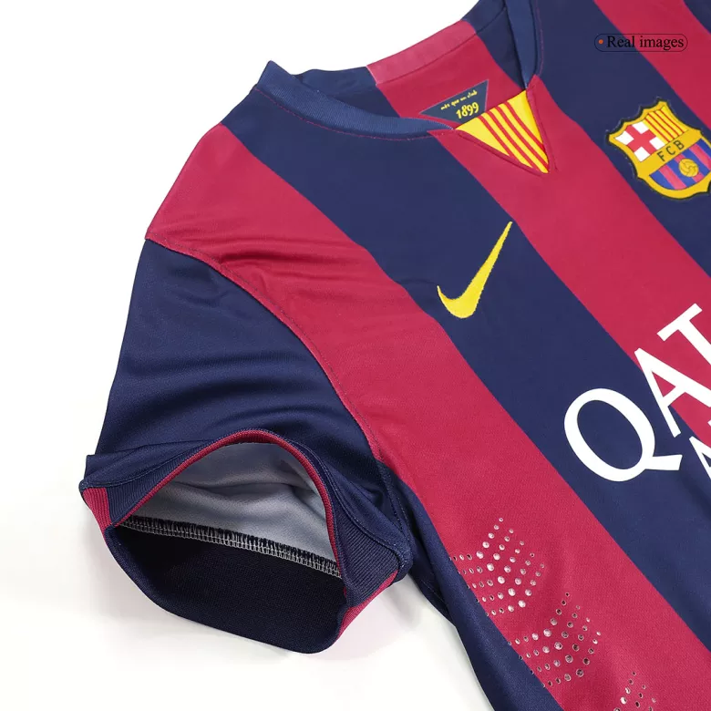 Men's Retro 2014/15 Barcelona Home Soccer Jersey Shirt - Pro Jersey Shop