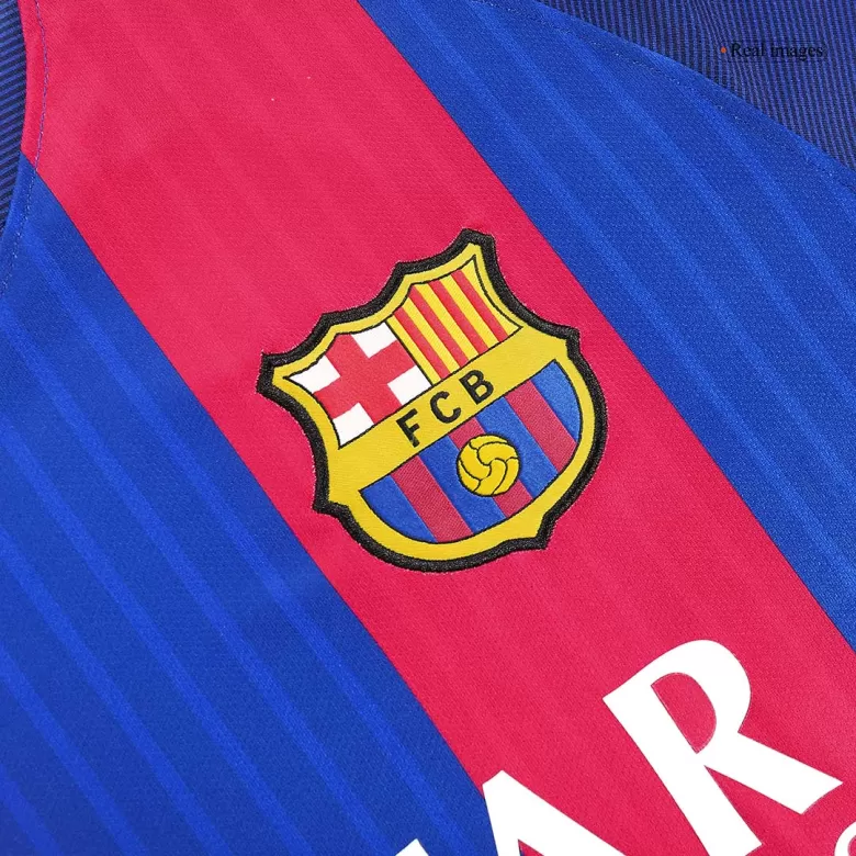 Men's Retro 2016/17 Barcelona Home Soccer Jersey Shirt - Pro Jersey Shop