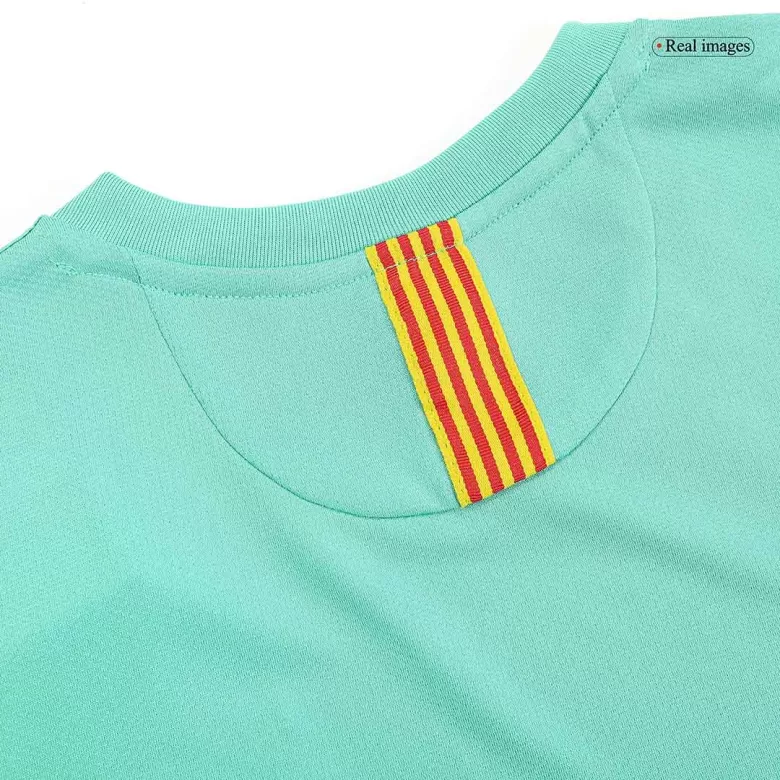 10/11 Barcelona Away Green Retro Soccer Jerseys Shirt - Pro Jersey Shop