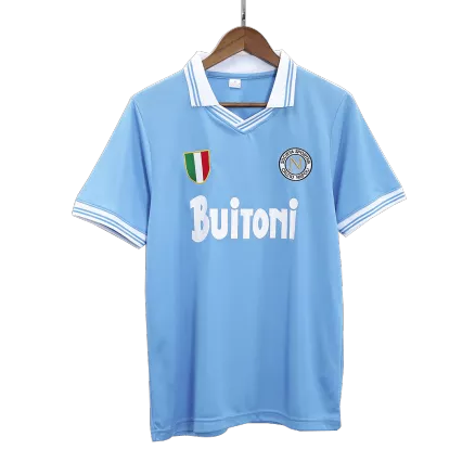 Men's Retro 1986/87 Napoli Home Soccer Jersey Shirt - Pro Jersey Shop