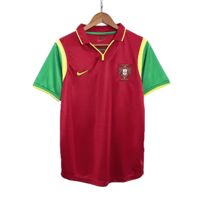 Men's Retro 1999 Portugal Home Soccer Jersey Shirt - Pro Jersey Shop