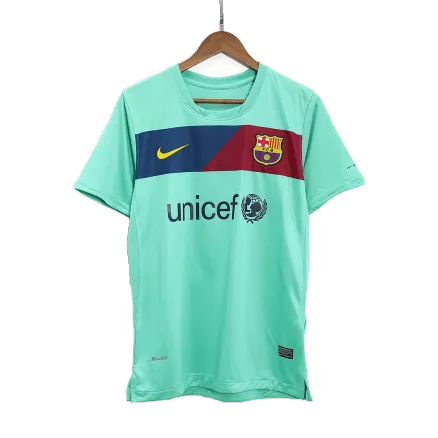 10/11 Barcelona Away Green Retro Soccer Jerseys Shirt - Pro Jersey Shop