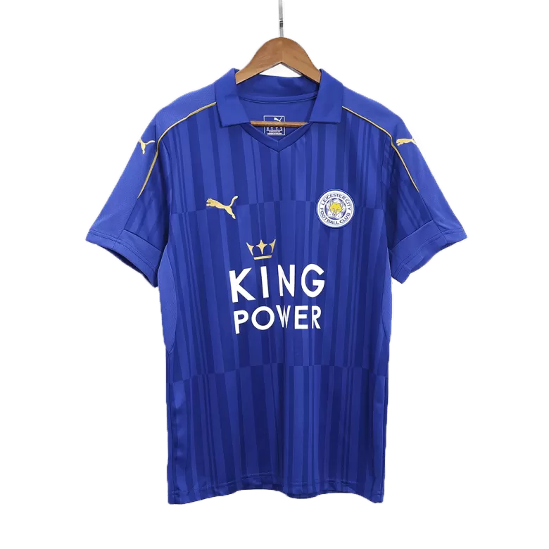 Men's Retro 2016/17 Leicester City Home Soccer Jersey Shirt - Pro Jersey Shop