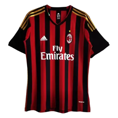 Men's Retro 2013/14 AC Milan Home Soccer Jersey Shirt - Pro Jersey Shop