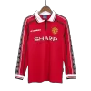 Men's Retro 1998/99 Manchester United Home Long Sleeves Soccer Jersey Shirt - Fan Version - Pro Jersey Shop