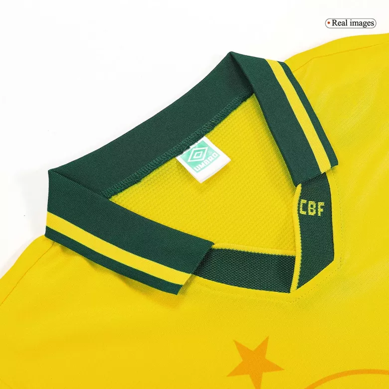 Men's Retro 1993/94 Brazil Home Soccer Jersey Shirt - World Cup - Pro Jersey Shop